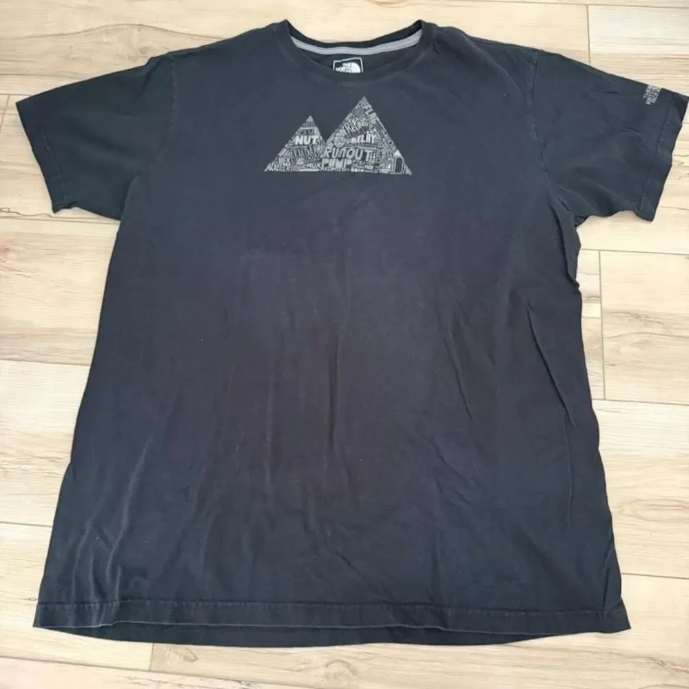 The North Face Mens Shirt Black Short Sleeve  Size XL
